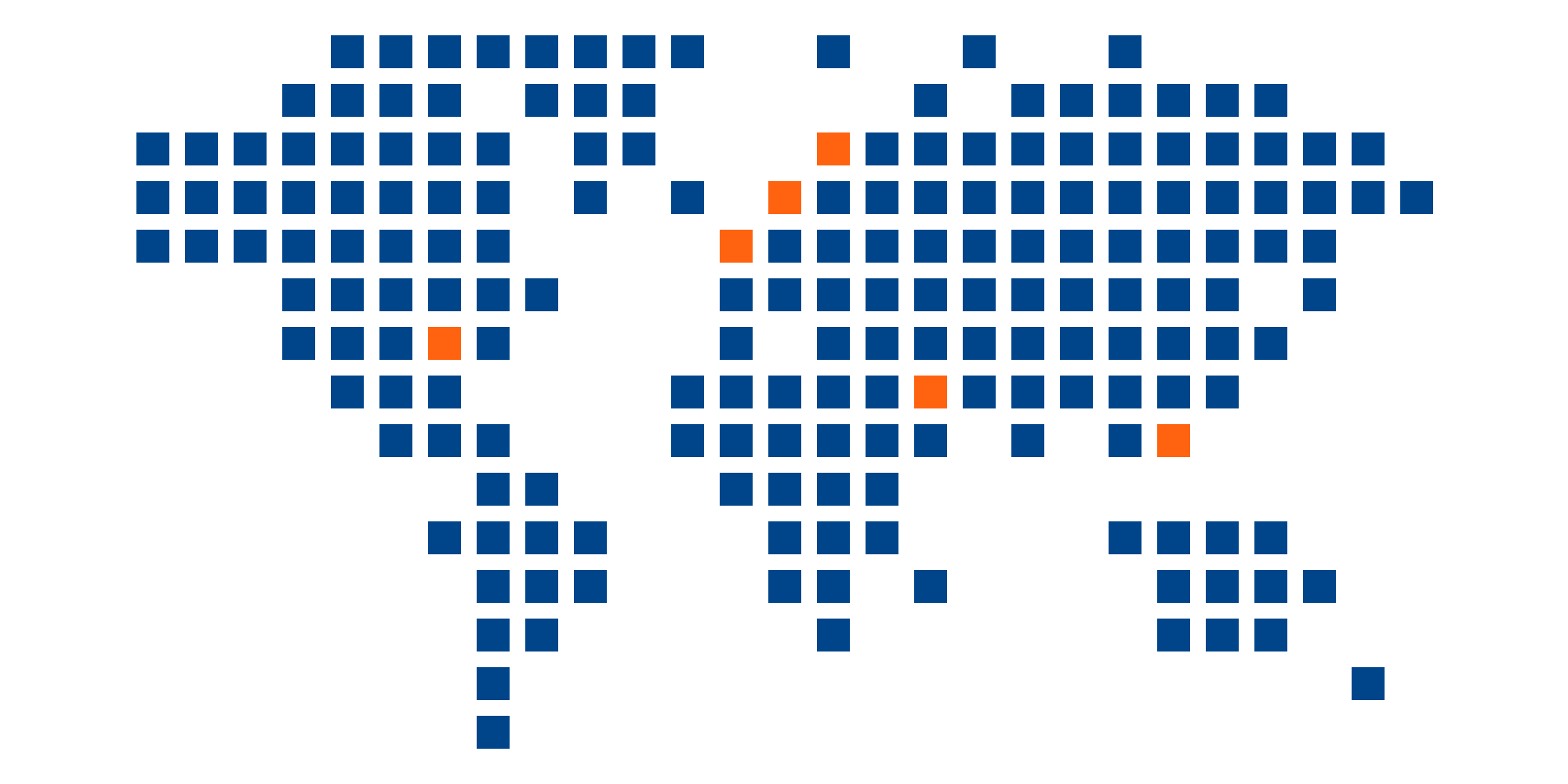 Global Presence map